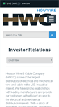 Mobile Screenshot of ir.houwire.com